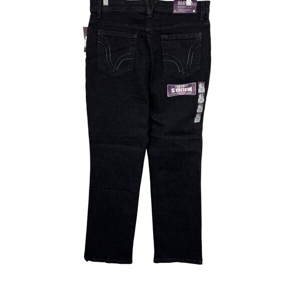 Gloria Vanderbilt Womens Perfect Fit Bootcut Jeans 10 Short Black Rinse NWT New - Picture 7 of 11